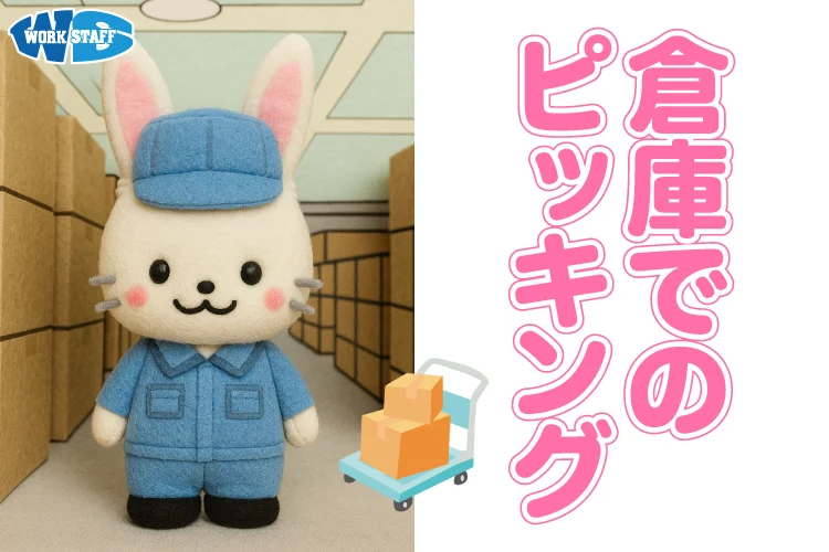 スーパーや薬局商品のピッキング(倉庫内作業)