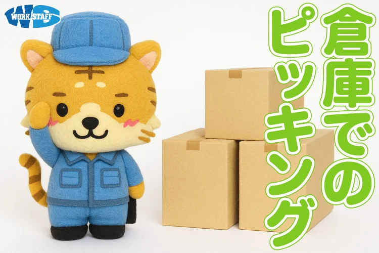 仕分け・ピッキング・入出庫のお仕事
